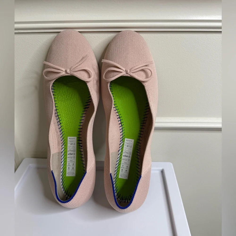 Rothy’s Women’s Elegant Pink Women's Ballet Flats. Size 11.5 - Picture 7 of 16